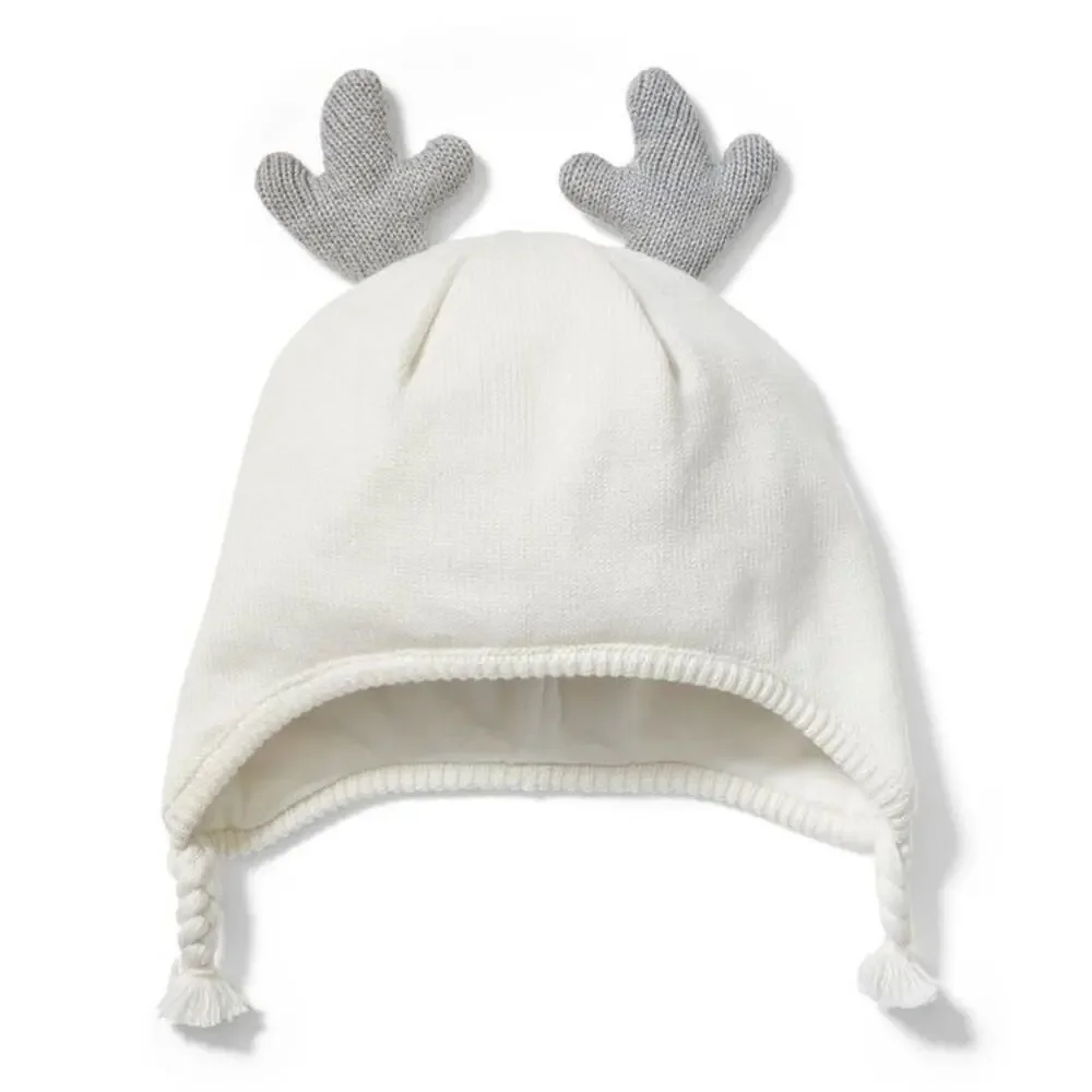 Janie and Jack Deer Beanie, 0-3M - NWT